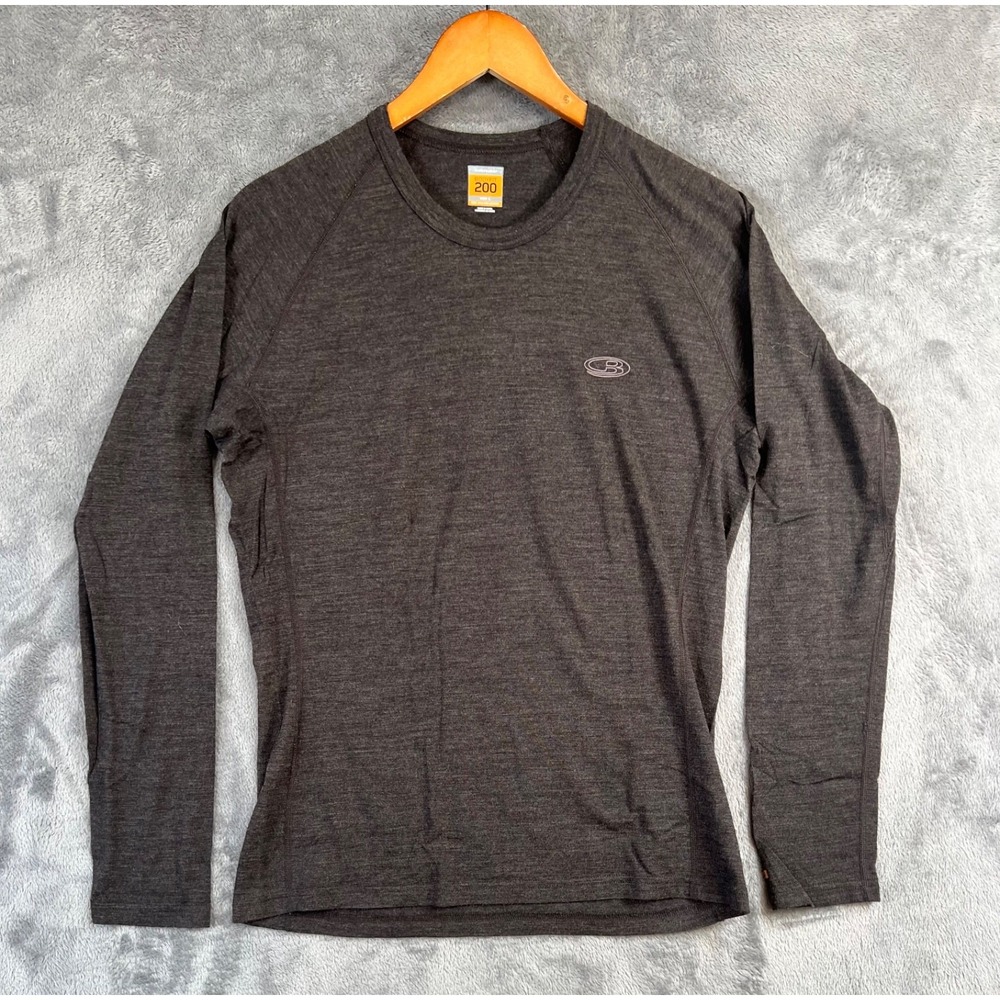 Icebreaker Bodyfit 200 Merino Base Layer Mens Large 100% Merino Wool Long Sleeve